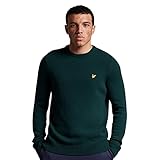Lyle & Scott - Herren Trikot aus Merinowolle, grün, Medium