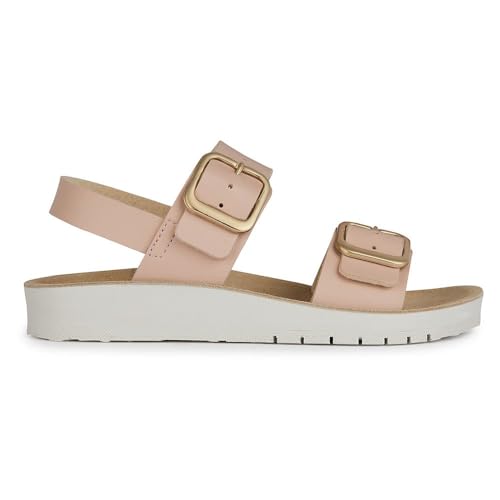 Geox J Sandal Costarei Gi, Sandalia Mujer, Dk Rose, 37 EU