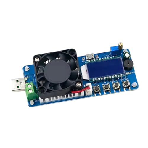 Adjustable 25W 5A FX25 Electronic Load Tester for Battery Capacity Measurement with LCD Display Multiple Protections Battery Cap