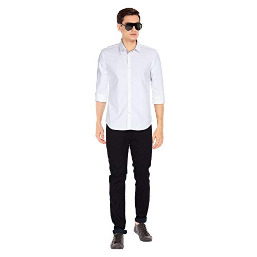 Image of Indian Terrain Mens Slub Casual Shirt