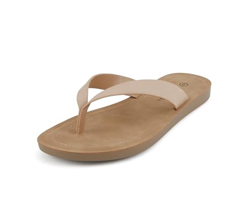 Image of Soda Shoes Women Flip Flops Basic Plain Slippers Thongs Sandals Strap Casual Beach Ella-S