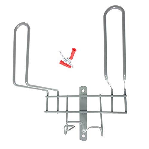 Deluxe Vacuum Metal Hose Storage Hanger for Built in and Canister Vacuum Systems