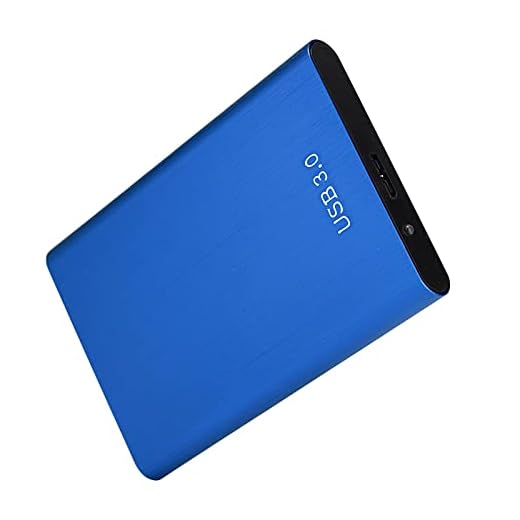 IDWT External SSD Enclosure, Professional Fast Transmission Portable Aluminum Alloy SSD Case External for Laptop for Men Women for Hard Disk(blue)
