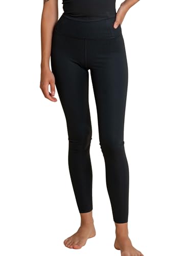 Legging long côtelé de sport et détente taille haute par Girlfriend Collective