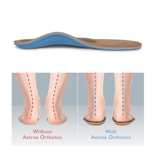 Image of Aetrex L2205 Memory Foam Orthotics Shoe Inserts for Women - Metatarsal Cupped Heel Arch Support Inserts Women Stay Comfort All Day