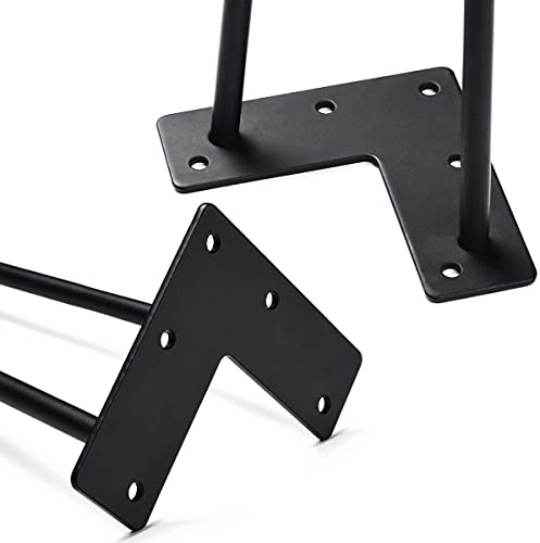 Patas de mesa de alta resistencia de 4 pulgadas con tornillos para un montaje firme 4