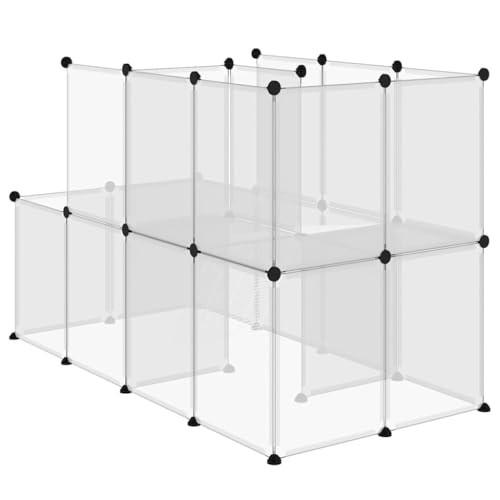 Cage lapin imperméable et facile d'entretien avec plateforme - 6