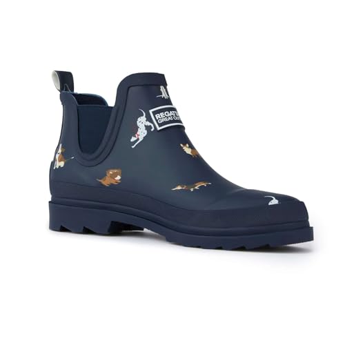 Regatta Women's Walking Rain Boot, Navy, 5