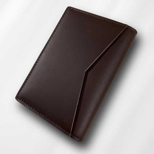 Slim Minimalist Credit Card Holder - Crazy Horse PU Leather Bifold RFID Blocking Wallet for Men & Women2