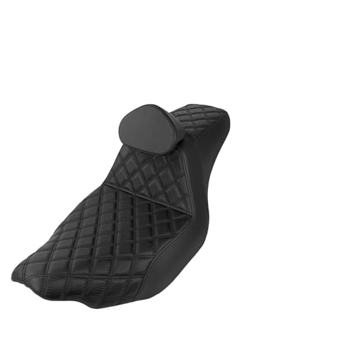 Asiento de motocicleta Touring 24-UP premium con cojín ergonómico Street Glide