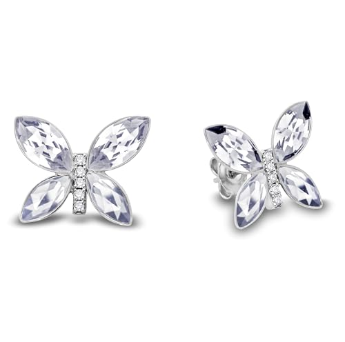 Boucles d'oreilles papillon en argent 925 Spark pour femme