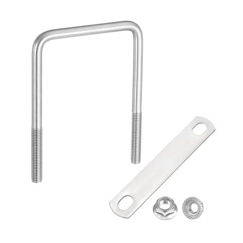 uxcell M10 3-9/16C` Ci[Ch XNGA U{g 5-7/8C` 304XeXX`[ U{g tWZpibgt g[[pt[v[g ԗp (90mm x 150mm)