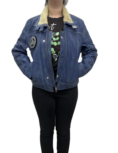 Kay Vess SW Outlaws Unisex Distressed Biker Real Leather Jacket