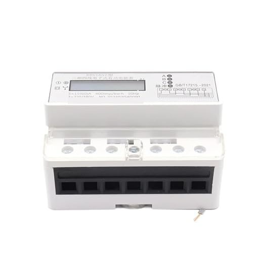 Compteur d'électricité triphasé avec écran LCD haute précision 100A - 4
