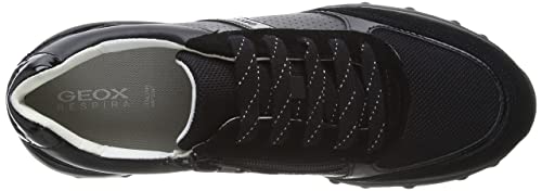 Geox D Alleniee A, Sneakers Donna, Black C9999, 38...