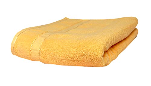 Image of Space Fly Cotton Towels for Bath | 600 GSM Bath Towel | Luxury Towel Set of 1 (Peach)