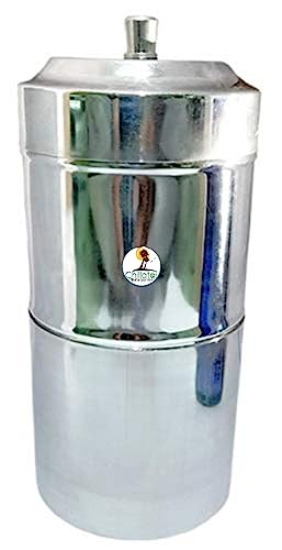 Image of South Indian Filter Coffee Maker Small Size 100 ml, Stainless Steel Filter Coffee Maker