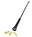 Produktbild 24cm Kurzstabantenne Radio Antenne Autoantenne Dachantenne Stabantenne Kurzantenne Fahrzeugantenne für Radioempfang AM/FM Inkl. 3 universelle Adapter M4 M5 M6 passend für Fast alle PKW Farbe SCHWARZ