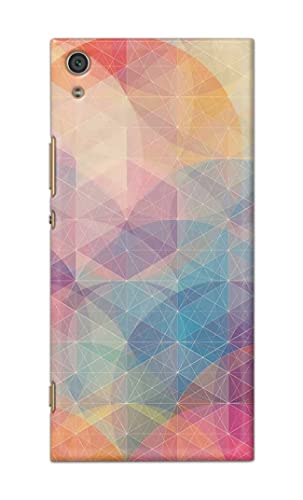 Image of PRINTFIDAA Printed Hard Back Cover Case for Sony Xperia XA1 Ultra Back Cover (Crumpled Paper Design) -1803