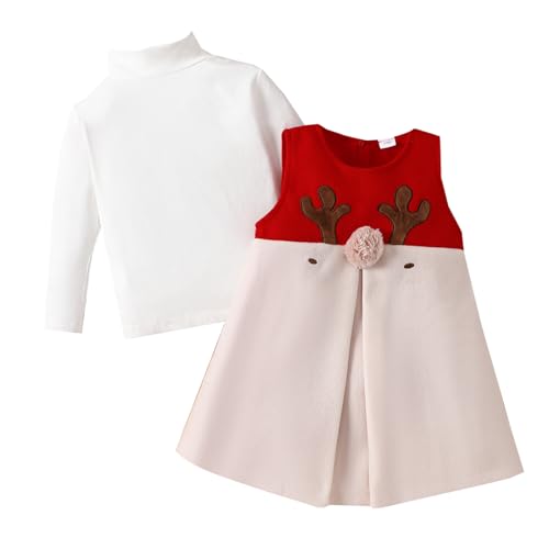 Vestido de princesa de Navidad para niña ideal para fotos familiares