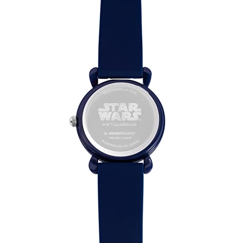 STAR WARS Kids' Plastic Time Teacher Analog Quartz Silicone Strap Watch3