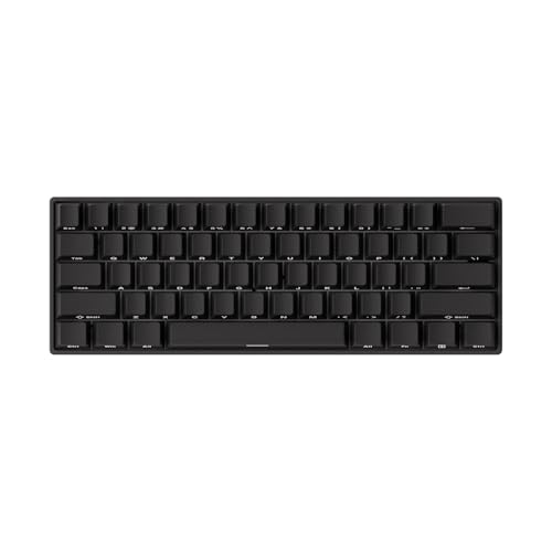 Image of MONSGEEK FUN60 MAX Rapid Trigger Gaming Keyboard 8k SP Magnetic Switch HE Keyboard Multi-Modes Wireless 60% Black Shine-Through, Glare Magnetic Switch