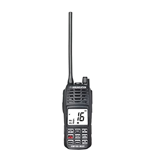 Himunication HM160MAX Radio VHF Portátil Impermeable y Parpadeante
