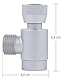 NICREW CO2 Zylinderadapter, Selbst Gemachter Bierfassregler TR21.4 bis W21.8, CO2 Kohlendioxid Tankzubehör für Soda Hersteller Maschine