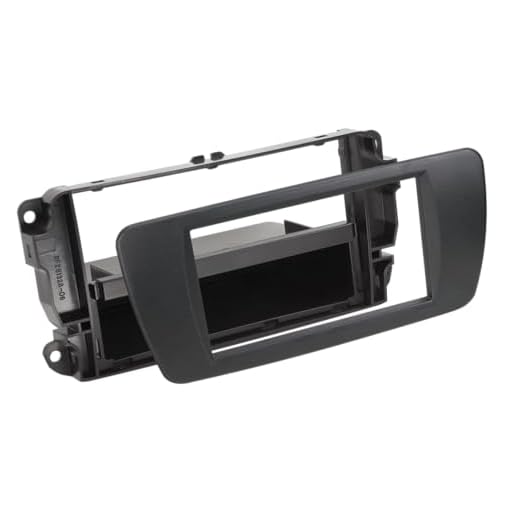 ACV Electronic Façade d'autoradio pour Seat Ibiza (6J) modèles à partir de 2008 Noir (AN1)