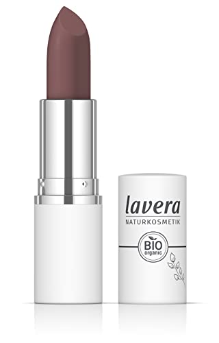 lavera Comfort Matt Lipstick, Ember 04, Intense colour, Matt finish, Comfortable feel, Up to 6 hours hold, Vegan