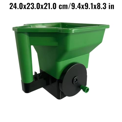 Esparcidor manual con manivela para césped y jardín miniatura 7