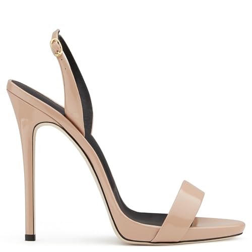 Women's One Word Belt Stiletto High Heels Fashion Pointed Toe Adjustable Ankle Straps Pump Dressy Sexy Sandals3