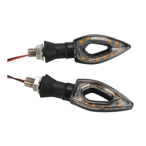 Intermitentes Motocicleta Juego De 4 Piezas para Motocicleta con 12 Luces Direccionales Delanteras Y Traseras, Intermitentes Y Luces De Emergencia para 748 916 996 998 749 999 848 1098 1198