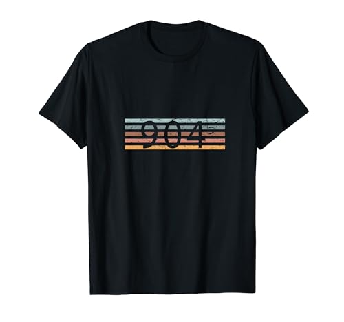 Retro Atrapado 904 Código de Área Jacksonville Florida Estado Camiseta