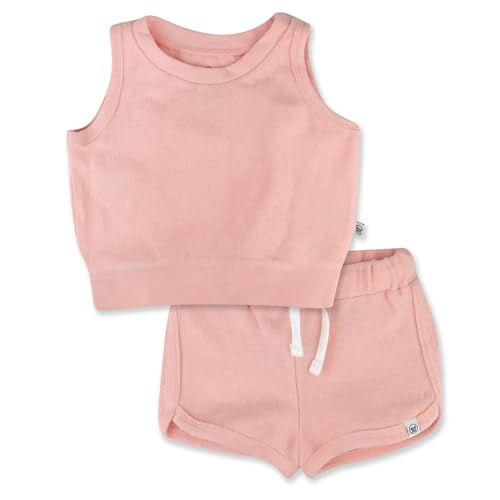 Image of HonestBaby unisex-baby Playwear Outfit Sets Tops and Bottoms 100% Organic Cotton for Baby and Toddler Boys, Unisex