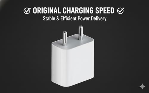 Image of KAIMENGLONG 20W PD Rapid Charger with USB-C to USB-C Braided Cable Compatible for iPhone 16 /15 & iPad 10th Gen Original Charging Speed (White)