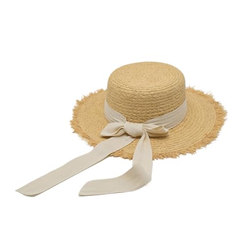 Lafite Hat Children's Strapping Sunshade Hat Beach Travel Shooting Hat