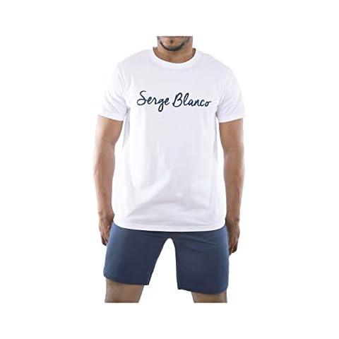 Pyjama Serge Blanco 100% Coton Cover