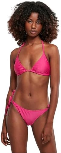Urban Classics Bikini Triangle Recyclé - Haut De Maillot De Bain Femme Ajustable Et Confortable