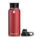 Produktbild Swig Savvy Bpa-Frei Lecksicher Edelstahl Breiter Mund Isolierte Wasserflasche Mit austauschbaren Verschlußn 30 Oz Rot