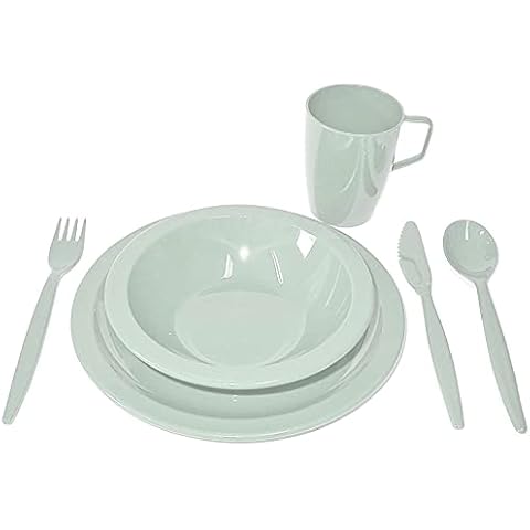 Harfield Grey Green Camping Tableware Set Cover
