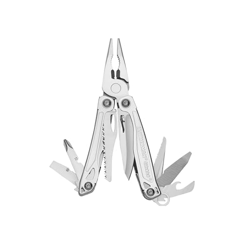 LEATHERMAN, Sidekick Pocket Size Multitool with Spring-Action Pliers and Saw, Stainless Steel