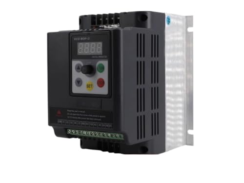 FCNGEVBH All 0.75/1.5/2.2KW 3/4KW 5.5KW 7.5kw requency Inverter 1P 3P 220V 380V Output Frequency Converter Variable Frequency Drive(2.2KW)