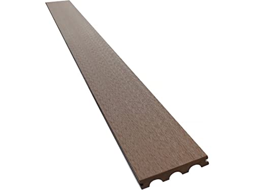 Habitat et Jardin Lote de 3 Lamas Composite de terraza- 2.4m - Superficie Aprox. 1,05 m2 - Marron