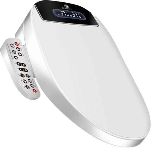 TokyoSeat - Marque Française : Siège Toilette Japonaise Complet, Abattant WC Japonais Electrique Lavant Séchant avec cuvette Japonaise Chauffante et Innovante, Bidet...