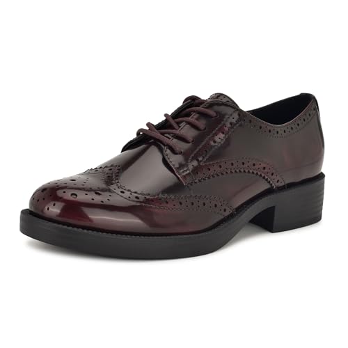Nine West Zapatillas de Mujer Studey, Patente de Vino 601, 39 EU