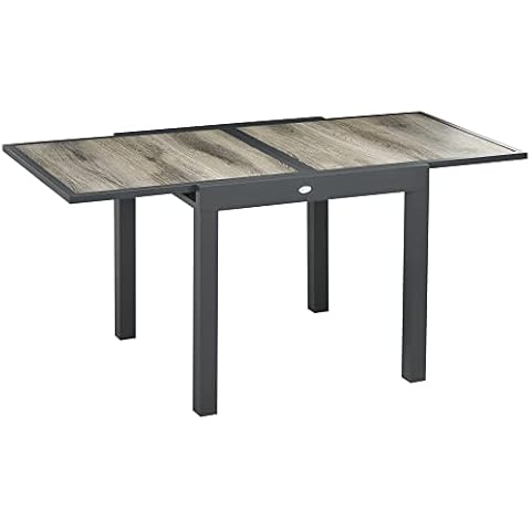 Outsunny Extending Garden Table for 6 Cover