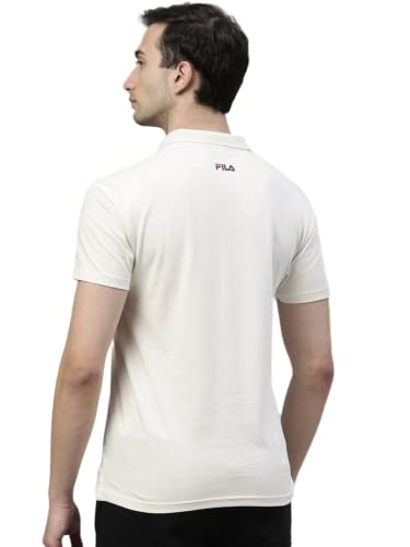 Image of Fila Men's Solid Regular Fit Polo Shirt
