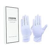 FRISK Microfiber Glove (White) 3 Pairs, inspection glove, Prevention of scratches on valuables and jewelry