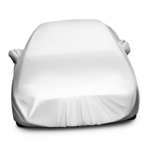 Housse de voiture XL HEMOTON bâche auto 170T argentée berline